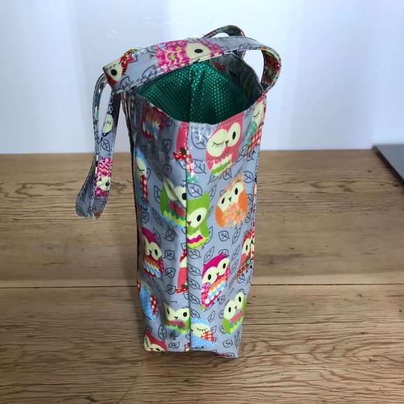 Owl Print Paperchase Vinyl Lunch Sack - Picture 5 of 14